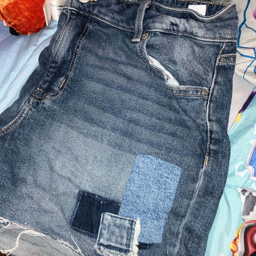Denim shorts size 14